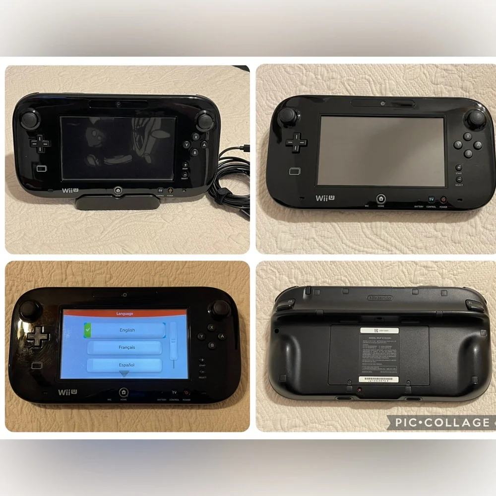 Huge WiiU Console Bundle W/ Gamepad, Controllers, Mario Kart 8 Kit, 16 Games ++